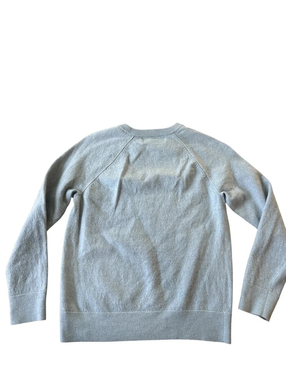 Banana Republic Light Blue Crewneck Sweater 100% wool - Picture 3 of 5